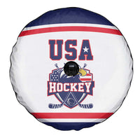 USA Ice Hockey Spare Tire Cover American Eagle Spirit White Version