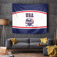 USA Ice Hockey Tapestry American Eagle Spirit White Version