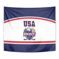 USA Ice Hockey Tapestry American Eagle Spirit White Version