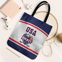 USA Ice Hockey Tote Bag American Eagle Spirit White Version