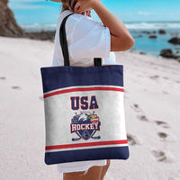 USA Ice Hockey Tote Bag American Eagle Spirit White Version