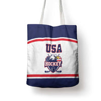 USA Ice Hockey Tote Bag American Eagle Spirit White Version