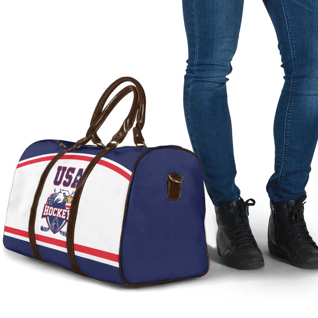 USA Ice Hockey Travel Bag American Eagle Spirit White Version