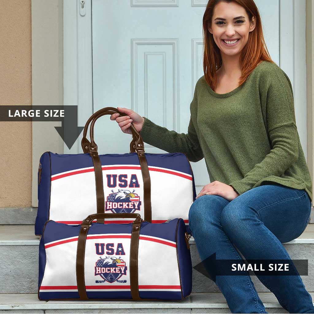 USA Ice Hockey Travel Bag American Eagle Spirit White Version