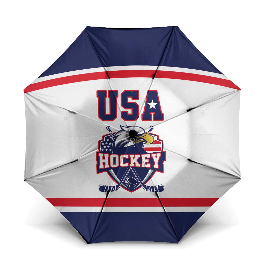 USA Ice Hockey Umbrella American Eagle Spirit White Version