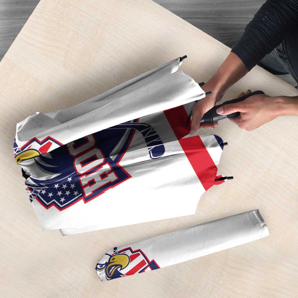 USA Ice Hockey Umbrella American Eagle Spirit White Version