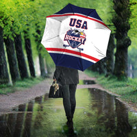USA Ice Hockey Umbrella American Eagle Spirit White Version