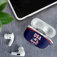 USA Ice Hockey AirPods Case American Eagle Spirit Blue Version