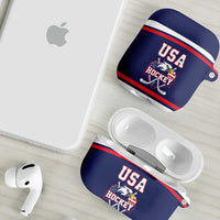 USA Ice Hockey AirPods Case American Eagle Spirit Blue Version