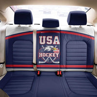 USA Ice Hockey Back Car Seat Cover American Eagle Spirit Blue Version