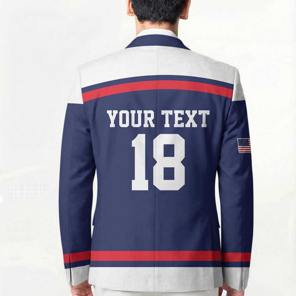 USA Ice Hockey Custom Blazer American Eagle Spirit Blue Version