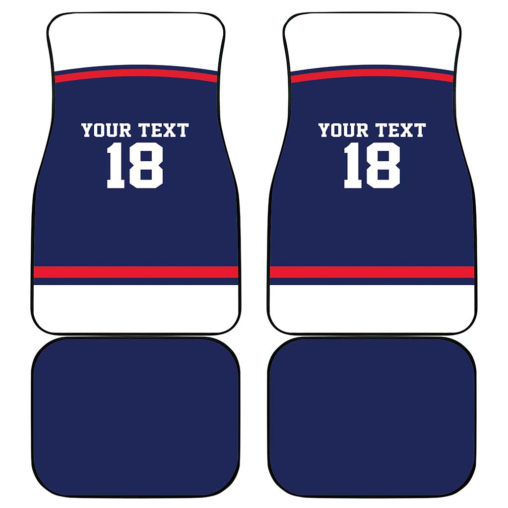 USA Ice Hockey Custom Car Mats American Eagle Spirit Blue Version