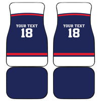 USA Ice Hockey Custom Car Mats American Eagle Spirit Blue Version