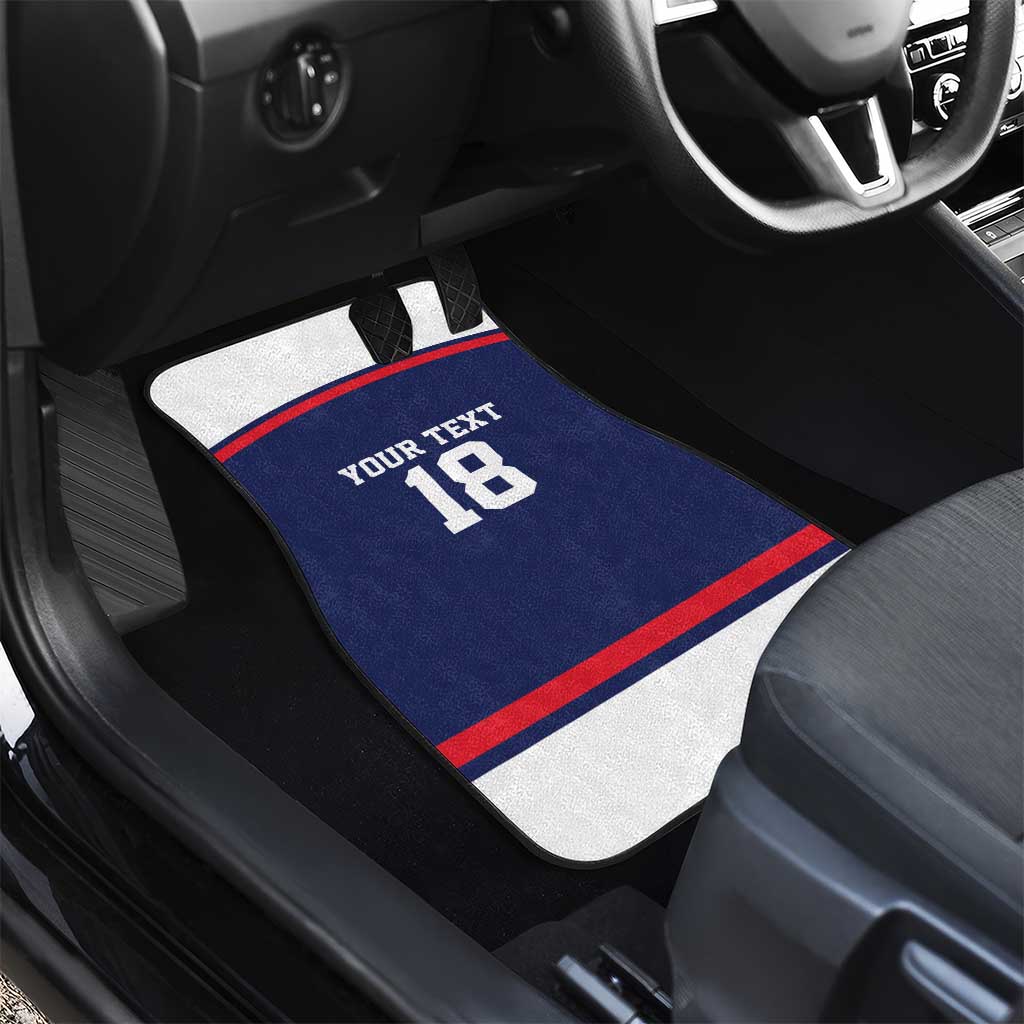 USA Ice Hockey Custom Car Mats American Eagle Spirit Blue Version