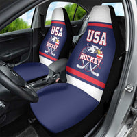 USA Ice Hockey Car Seat Cover American Eagle Spirit Blue Version