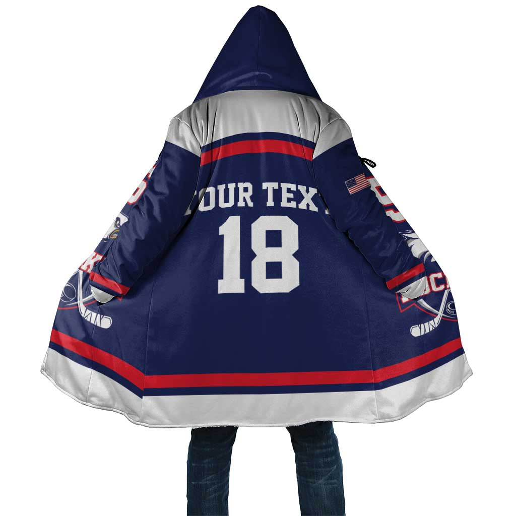 USA Ice Hockey Custom Cloak American Eagle Spirit Blue Version