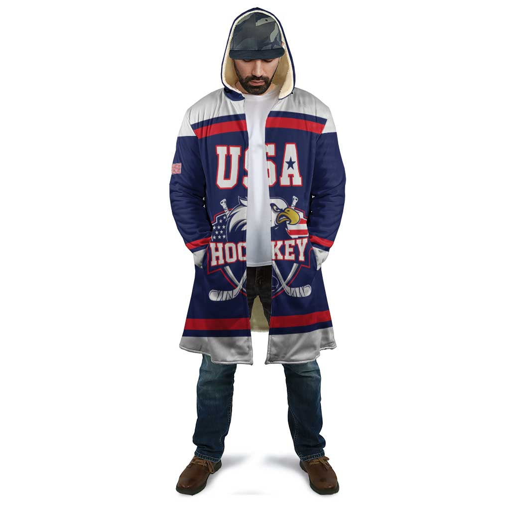 USA Ice Hockey Custom Cloak American Eagle Spirit Blue Version