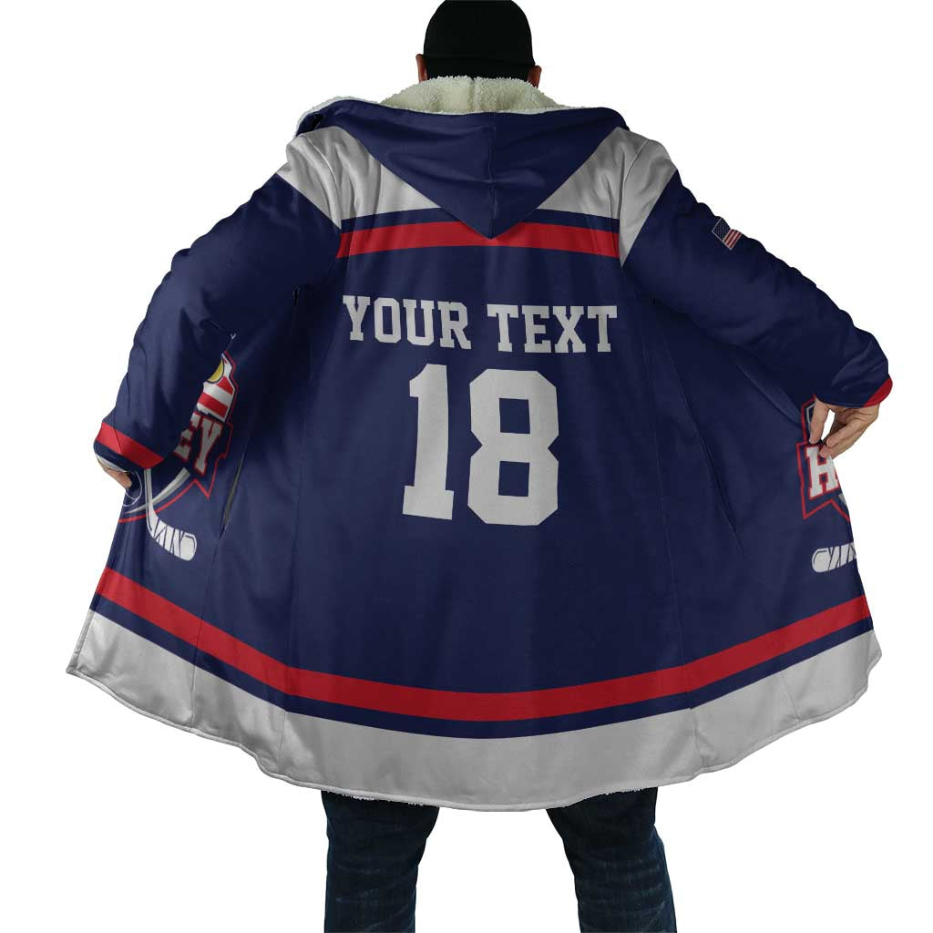 USA Ice Hockey Custom Cloak American Eagle Spirit Blue Version