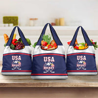 USA Ice Hockey Grocery Bag American Eagle Spirit Blue Version