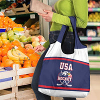 USA Ice Hockey Grocery Bag American Eagle Spirit Blue Version