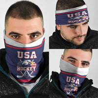 USA Ice Hockey Neck Gaiter American Eagle Spirit Blue Version