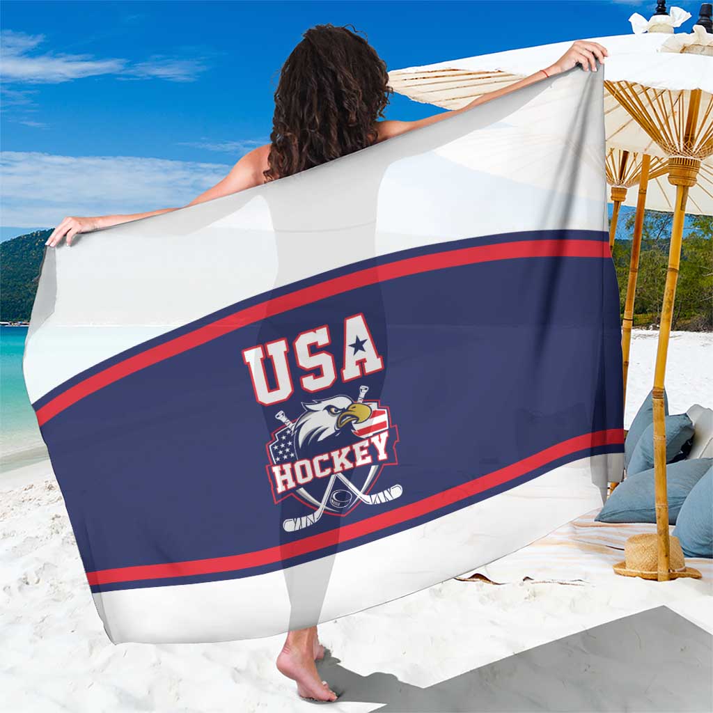 USA Ice Hockey Sarong American Eagle Spirit Blue Version