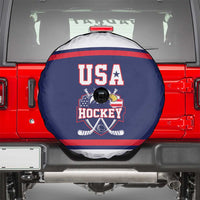 USA Ice Hockey Spare Tire Cover American Eagle Spirit Blue Version