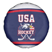 USA Ice Hockey Spare Tire Cover American Eagle Spirit Blue Version