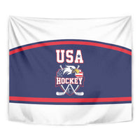 USA Ice Hockey Tapestry American Eagle Spirit Blue Version