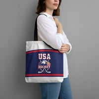 USA Ice Hockey Tote Bag American Eagle Spirit Blue Version