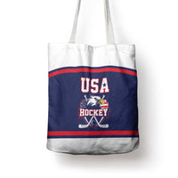 USA Ice Hockey Tote Bag American Eagle Spirit Blue Version