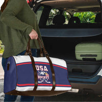 USA Ice Hockey Travel Bag American Eagle Spirit Blue Version