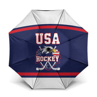 USA Ice Hockey Umbrella American Eagle Spirit Blue Version