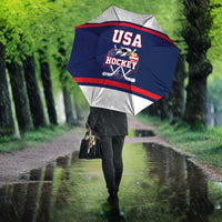 USA Ice Hockey Umbrella American Eagle Spirit Blue Version