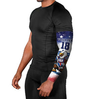 Custom USA Lacrosse Arm Sleeves American Eagle Mascot