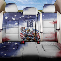 Custom USA Lacrosse Back Car Seat Cover American Eagle Mascot
