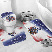 Custom USA Lacrosse Bathroom Set American Eagle Mascot
