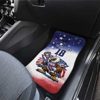 Custom USA Lacrosse Car Mats American Eagle Mascot