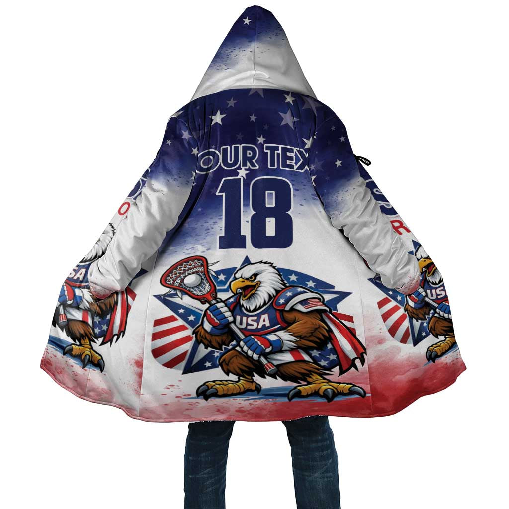 Custom USA Lacrosse Cloak American Eagle Mascot