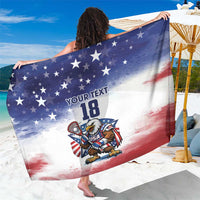 Custom USA Lacrosse Sarong American Eagle Mascot