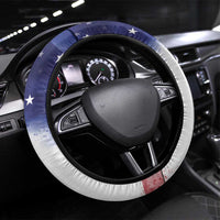 USA Lacrosse Steering Wheel Cover American Eagle Mascot