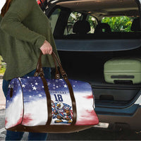Custom USA Lacrosse Travel Bag American Eagle Mascot