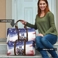 Custom USA Lacrosse Travel Bag American Eagle Mascot