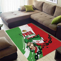 Free Iran Lion and Sun Area Rug Persian Freedom Protest
