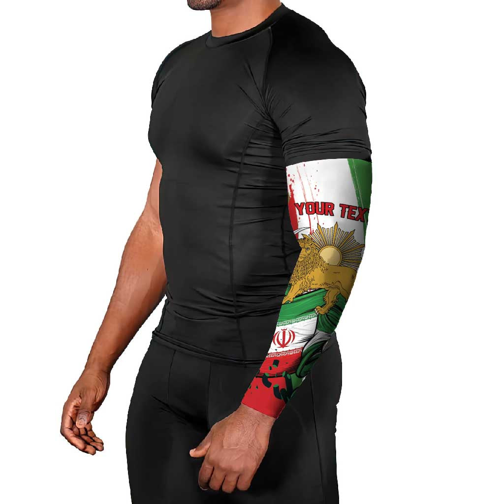 Free Iran Lion and Sun Personalized Arm Sleeves Persian Freedom Protest