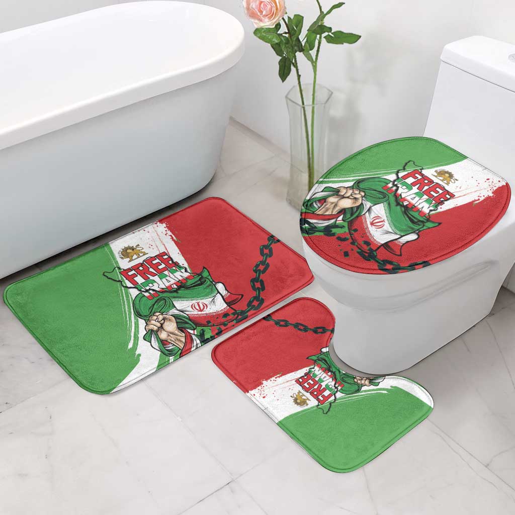 Free Iran Lion and Sun Bathroom Set Persian Freedom Protest