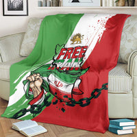 Free Iran Lion and Sun Blanket Persian Freedom Protest