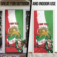 Free Iran Lion and Sun Personalized Door Cover Persian Freedom Protest
