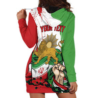 Free Iran Lion and Sun Personalized Hoodie Dress Persian Freedom Protest