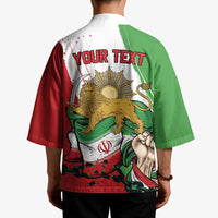 Free Iran Lion and Sun Personalized Kimono Persian Freedom Protest